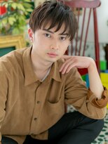 カバーヘア ブリス 志木南口駅前店(COVER HAIR bliss)&nbsp;男前！マットブラウン束感・無造作ショートa志木20代30代40代