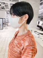 アイティー バイ アルバム 中野店(IT by ALBUM)&nbsp;ブラックマッシュショート_グレージュカラーボブウルフ_ba419431