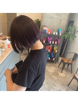 セレイン(serein) ナチュラルボブ×パープル