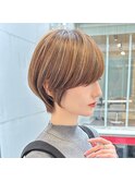 大人可愛い/30代40代50代/前髪あり/丸みショート