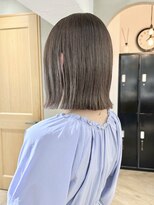 ローレン(LOREN)&nbsp;ミルクティーベージュぷつっとボブケアブリーチ 梅田