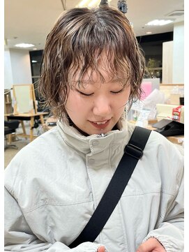 ソソ(soso) 【soso 伊勢田】ショート×パーマ【横浜/ブリーチ】