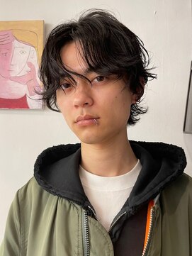 アンダーカレント(undercurrent) ニュアンスパーマ メンズパーマ ショートウルフ