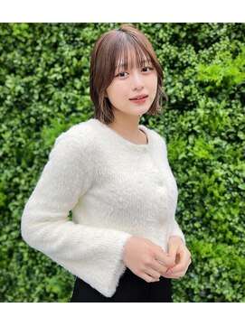 クオン 伊勢崎(QUON.) インナーカラー×ボブ