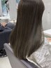 前髪カット+カラー＋TOKIOトリートメント　【表参道/青山/ブリーチなし】
