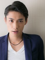 モッズヘアー メン 戸田公園店(mod's hair men)&nbsp;アッシュブラック七三分け刈り上げベリーショートg戸田公園