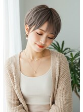 ハンサムショート/大人マッシュショート/刈り上げショート