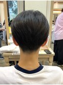 スパイキーショート/ブルーブラック/フェザーパーマ/中村郁未