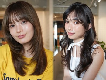 ラヴィズム(LUVISM)の写真/小顔効果＆抜け感◎顔まわりレイヤーで垢抜け美人に♪
