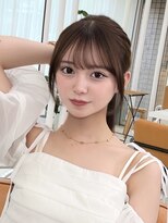 レイリー 原宿 表参道(Rayreee)&nbsp;小顔見え前髪×ゆるふわポニーテール