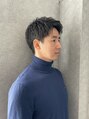 ローネス ギンザ(LONESS ginza) 清潔感あるアップバングスタイル！