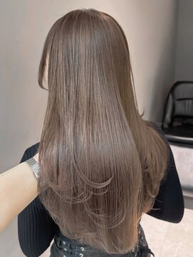 ニトバイアンキシム(nit by ahnkism) 外国人風ミルクティーベージュケアブリーチ堀江