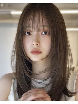 hum 立川【ハム】髪質改善・酸性ストレート・縮毛矯正 ココアベージュ/オリーブグレー/小顔/黒髪[立川/髪質改善]