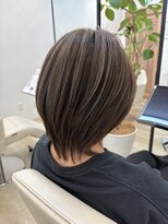 シーン(SCENE) グレージュ/ハイライト/ブリーチカラー/髪質改善/透明感カラー