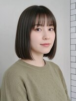 ミュージアム(MUSEUM)&nbsp;肩上内巻きボブ＋グレージュカラー