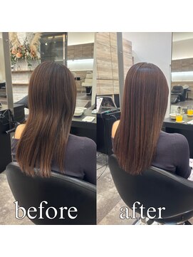 【DRAN梅田店】縮毛矯正とは違う！整えてまとめる大人の髪質改善