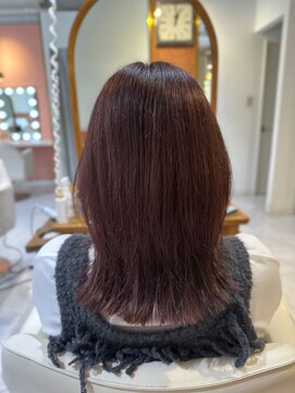 スペックホルダーミミ(Spec Holder mimi) 暗めカラーミディアムレイヤー×ピンクブラウン11.11