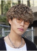 渋谷メンズパーマツイストスパイラルパーマ波巻きパーマツイスパ