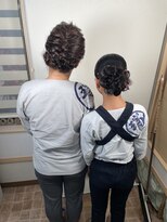 美容室こころ お祭りのヘアスタイル