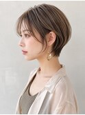 20代30代/耳かけショート/髪質改善
