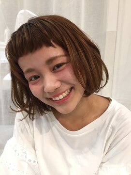 ネオリーブリタ たまプラーザ店(Neolive rita) ゆるふわパーマボブ