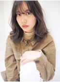 《セピアベージュ》透ける前髪で毎日イメチェン♪