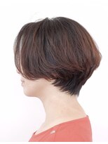 セックヘアデザイン(Sec hair design)&nbsp;【Sec. hair design 水戸】癖毛を活かした奥行きショートボブ