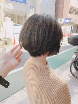 ビューティズム ムーン 本郷三丁目店(Beautism moon) ショートボブ ハンサムショート ボブ 文京区 / 本郷/カット