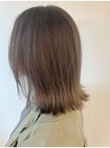 ＊ヘーゼルベージュ×切りっぱなし外ハネボブ＊