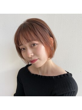 アトリエJD パリ 大通店(Atelier JD PARIS) オレンジインナーボブ