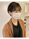 襟足キュッと♪丸みマッシュショート