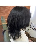 黒髪ウルフ