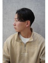 メゾンフォーメン(Maison for men)&nbsp;波巻きハイライトアップバングツーブロックマッシュ