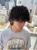 波巻きパーマツイストスパイラルパーマメンズ名駅名古屋