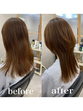 ヘアサロン ドットプラス 町田店(dot. plus) 【市井友佳子】ロングウルフ