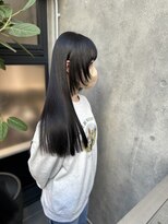 キュア 表参道(CURE)&nbsp;黒髪/グレージュカラー/ココアベージュ/ヘルシーロング[表参道]