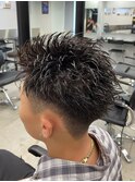 【刈り上げスパイキーショート】束感ショート!