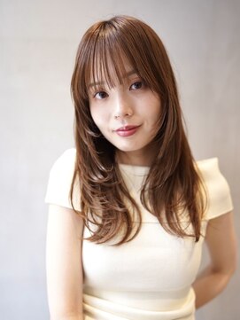 ニコ トウキョウ 渋谷(nico TOKYO) ロングレイヤー/顔まわりカット透明感オリーブグレージュカラー