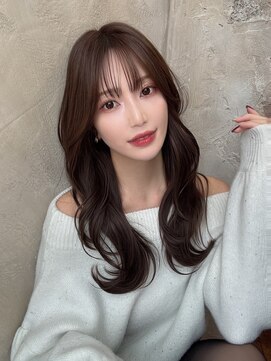 アフロート ルヴア(AFLOAT RUVUA) 20代30代大人かわいいセミロングヘア★グレージュ