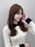 韓国ヘア/レイヤーカット+透明感カラー ￥16,500  (学生￥15,950)