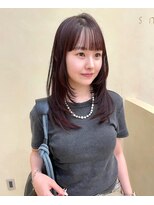 スニュウ(snuw)&nbsp;【snuw mina】レイヤーカット/顔周りカット/透明感カラー/伏見