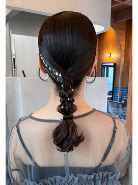 ロンド ボーイ 表参道(Lond BOY) ワイドバングイメチェン美髪外ハネボブ+レイヤーカット韓国