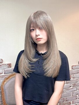 ルフレ 新宿本店2nd(Reflet) ダブルカラーカットミルクティー