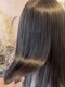 スロウヘアシェア(slow hair×share)の写真/酸性縮毛矯正でダメージを軽減し柔らかい美髪に◎1度あてると違いが分かる!艶が出るナチュラルストレート♪