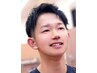 予約不要！カット+アイパー（顔剃り付き）