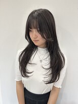 ハピネス 西大寺店(Happiness)&nbsp;レイヤーカット 姫カットレイヤー 韓国風巻き