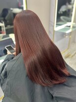 ラ ミュウ バイ ディーアンドティー(LA MIU by D&T)&nbsp;ブリーチなしダブルカラーでつくるチェリーピンクブラウン