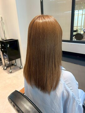 ダブル(W) 髪質改善/カラーエステ/ストレート/セミロング