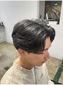 毛流れセンターパート