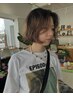 【カット+カラー】　THROW/tintbarを使用